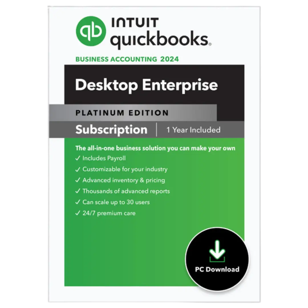 QuickBooks Enterprise 24.0 Platinum Edition (1-Year Subscription)
