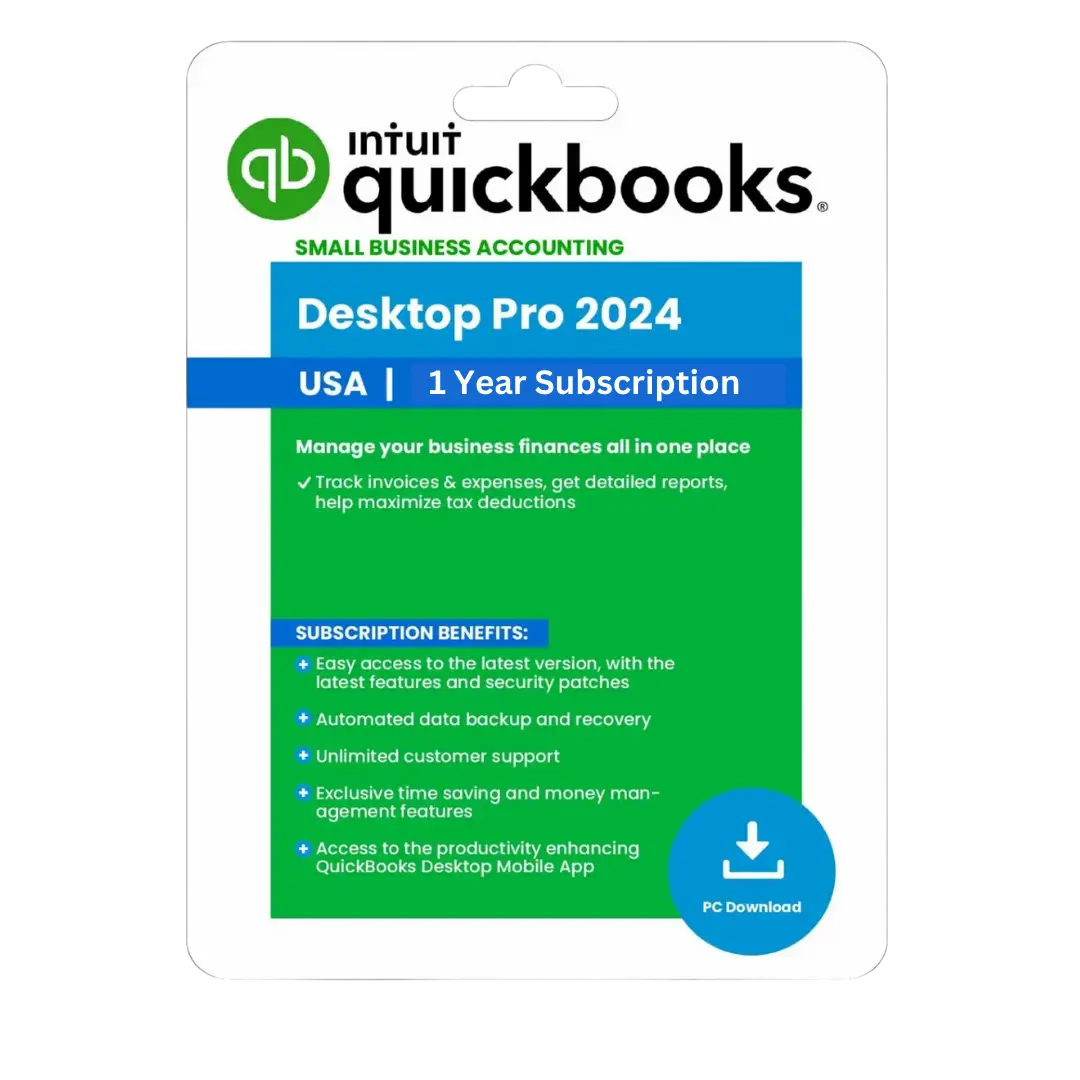 QuickBooks Desktop Pro Plus 2024 (1-Year Subscription)