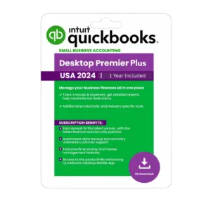 Intuit QuickBooks Desktop Premier Plus 2024 (1-Year Subscription) | LicenseRetail