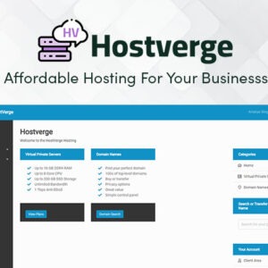 HostVerge Web Hosting: Lifetime Subscription (Tier 2)