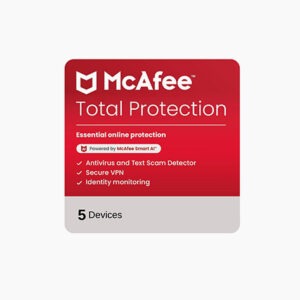 McAfee Total Protection 5-Device: 1-Year Subscription