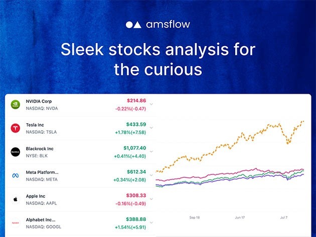 Amsflow AI Financial Analysis: Pro Plan (Lifetime Subscription)