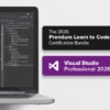 Microsoft Visual Studio Professional 2026 + The Premium Learn to Code Certification Bundle