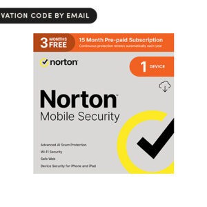 Norton Mobile Security (1 Device/15 Month Subscription)