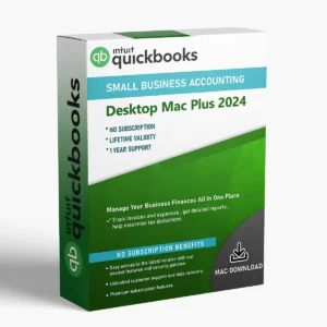 QuickBooks Desktop Mac Plus 2024 – No Subscription License